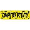 StickerTalk Computer Potato Magnet, 10 inches by 3 inches