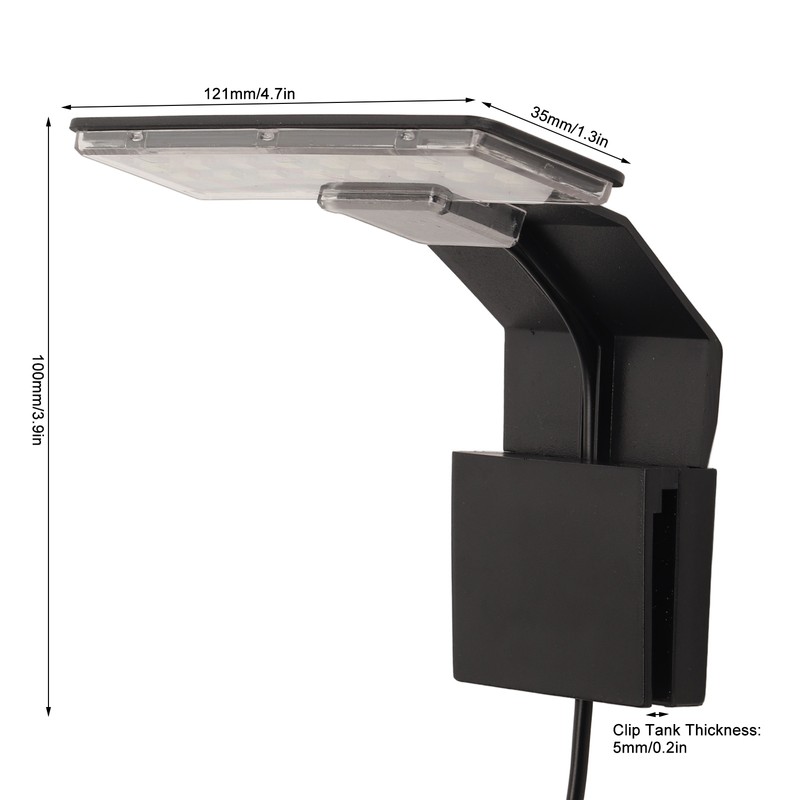 Fish Tank Clip On Light Professional High Brightness Mini Ultrathin