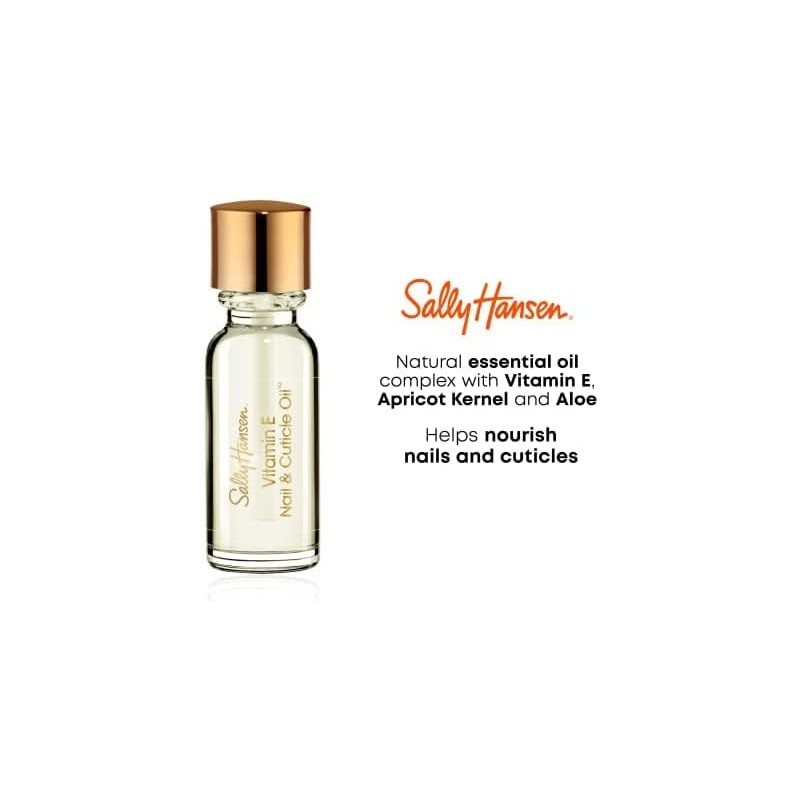 Sally Hansen Vitamin E Nail and Cuticle Oil, 0.45 Fluid