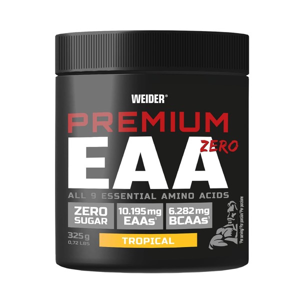 Weider Premium EAA Zero (325g) Tropical Flavour. All 9 Essential