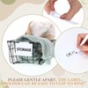 Siifert 50 Pcs Basket Labels Clip Set for Storage Bins