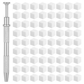 150 PCS Soft Nail Sponges for Ombre, White Nail Art Sponge with Metal Grabber, Ombre Sponge for Nails Manicure Nail Art Tools Nails Accessories