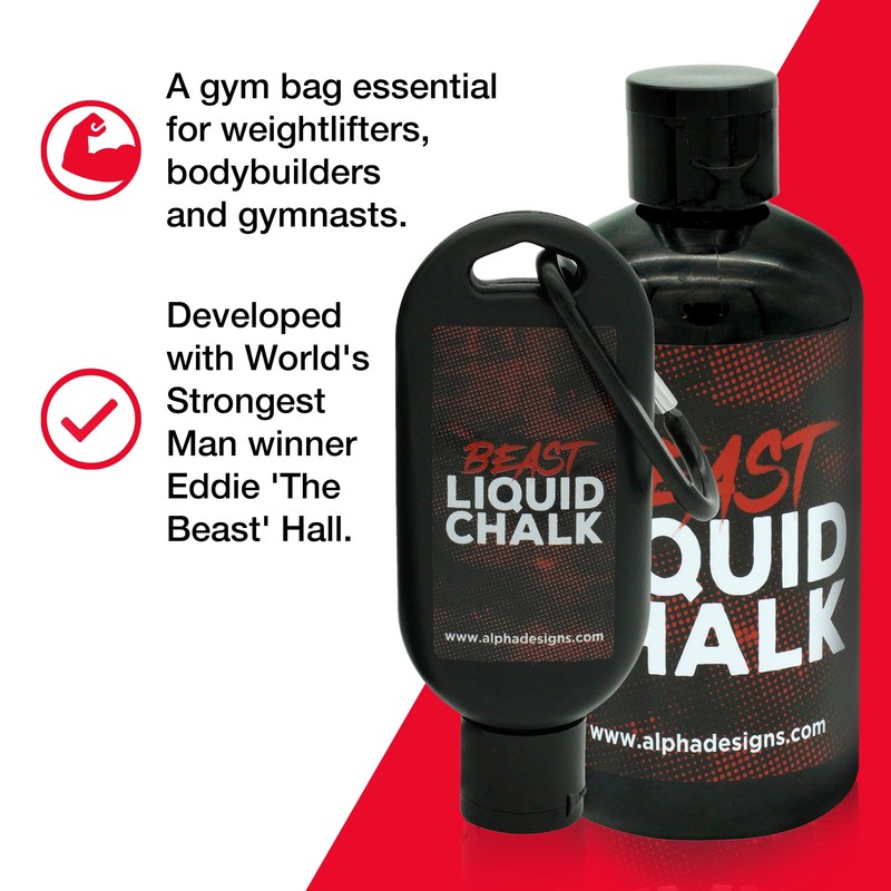 Alpha Designs | 'BEAST' Liquid Chalk Bundle | Gym, Gymnastics,
