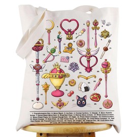 WZMPA Moon Anime Tote Bag Cartoon Fans Gifts Spiral Anime Moon Collectible Shoulder Bag Cartoon Cosplay Merchandise (Moon TG)