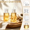100 Pack 1 Oz Travel Plastic Bottles, Empty Bottles with