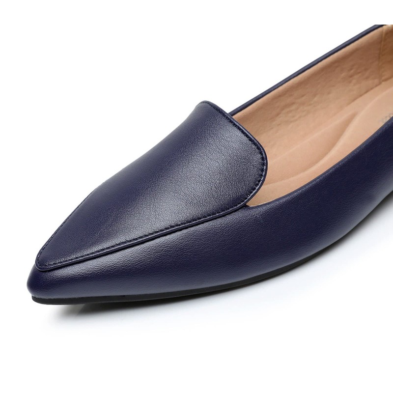 VenusCelia Funkier Zapatos planos para mujer, azul marino, (Navy Pu),
