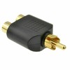 Mr. Gadget's Solutions® GOLD RCA Audio Cable Y Splitter Adapter