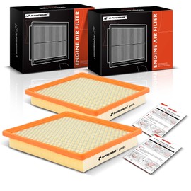 A-Premium 2-PC Engine Air Filter Compatible with Chrysler Town & Country 2001-2010, Voyager 2001-2003, Sebring 2007-2010 & Dodge Grand Caravan 2001-2010, Avenger 2008-2014 & Volkswagen Routan