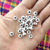 Amaney Vowel Letter Beads A 100pcs 7√ó4mm White Round Acrylic