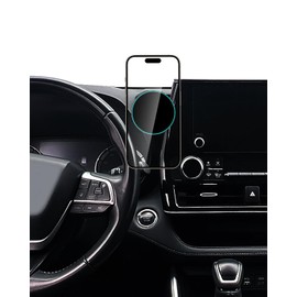 SKYLOTEC Phone Mount for Toyota Highlander 2020-2023, Magnets Wireless Charger Highlander Phone Holder Compatible with Magsafe, Cradles Bracket for Cell Phones