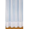 Jayne. Plain envelope hemmed voile net curtain. 40 inch drop.