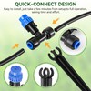 Meonum 65FT Garden Watering System, Quick Connector Drip Irrigation Kit,