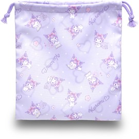 Kouami Creation Drawstring Bag, M, Chromy, Purple, 138016, For Schools, Infants, Children, Entrance, Excursions, Learning