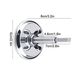 Riuulity Stainless Steel BBQ Thermometer, Thermometer Range from 50°F to 800°F Fahrenheit, for Any Grill, Grill or Oven