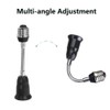 E26/E27 Light Socket Extender Adapter, 25cm/9.8 inch Light Bulb Extension,E26