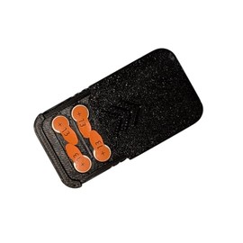 3BP - Size 13 New Slim Design Hearing Aid Battery Case, Pocket Size Storage Container for Batteries (Small (4))