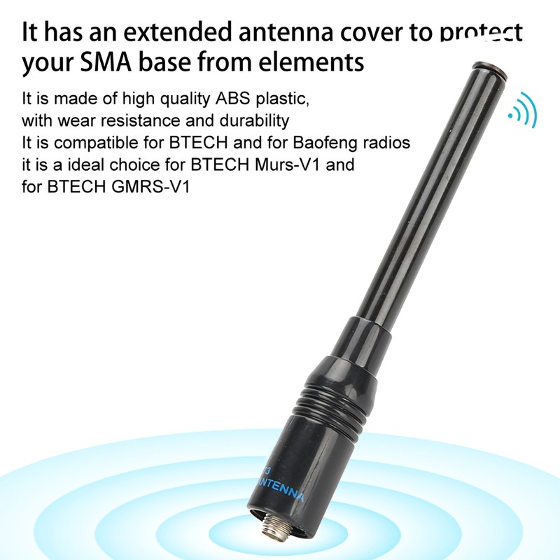 NA773 High Quality ABS Radio Dual Frequency SMAF Antenna Flexible