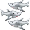 3 Pack 40 Inch Inflatable Shark Large Blow Up Shark