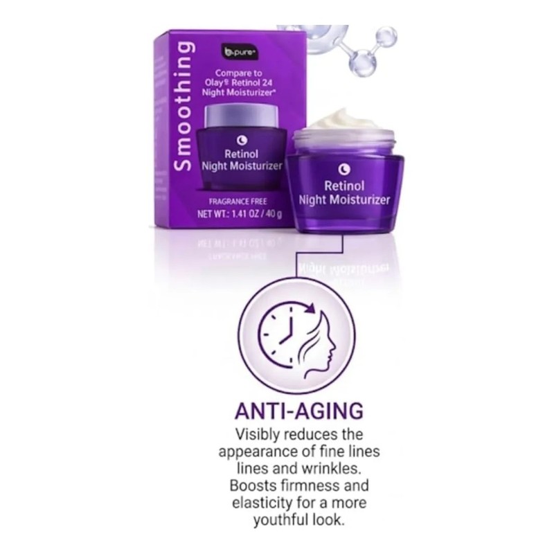 B.pure Crema Facial De Noche Con Retinol 40g
