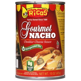 Ricos World Famous Gourmet Nacho Cheese Sauce (Case - 12 pack, 15oz cans)