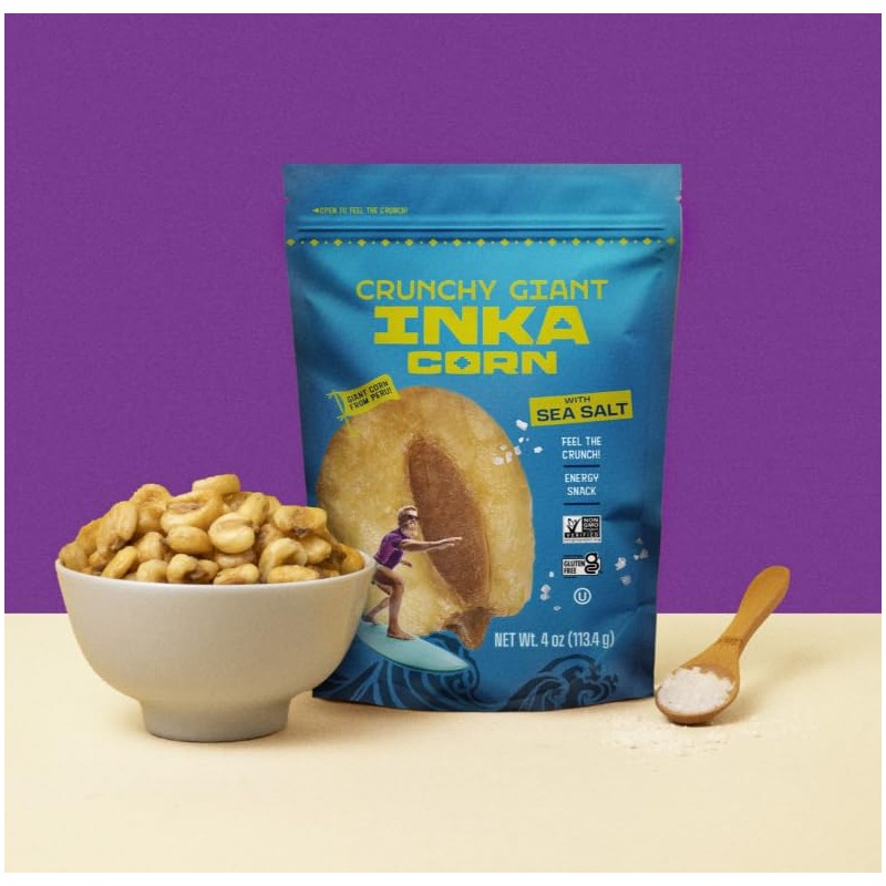 Inka Corn Nuts, Gluten Free Roasted Giant Corn, Original Flavor,
