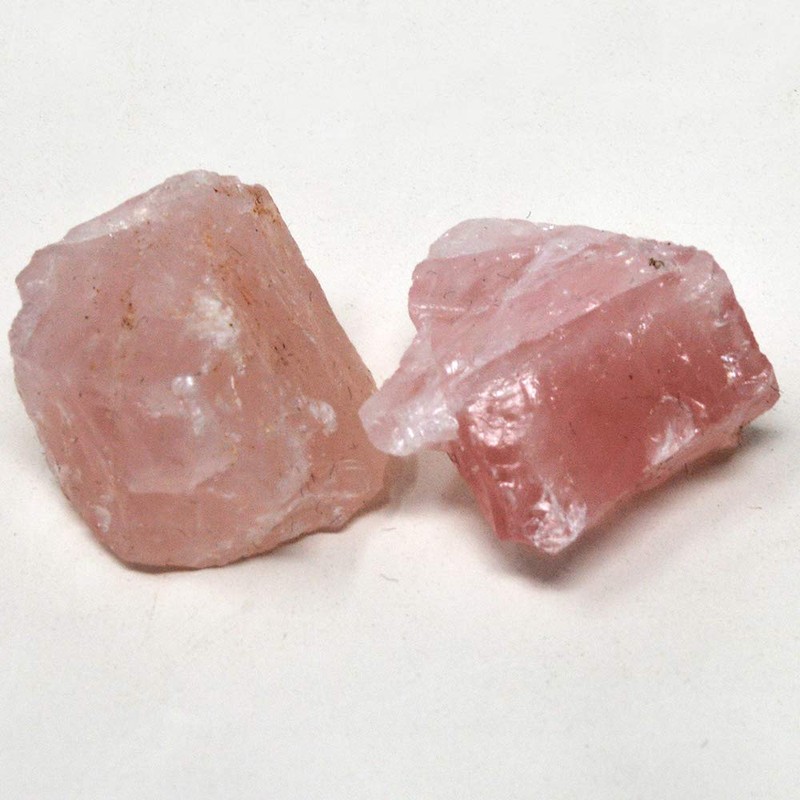 fengshuisale Natural Rose Quartz Healing Crystal Stone for Luck,Success,Making Changes,Confidence