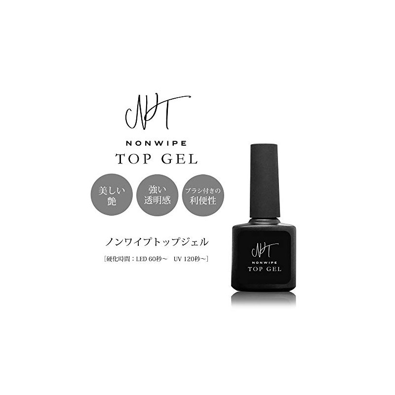 Mode Dela Casa Non-Wipe Top Gel Nails, No Wipe Necessary,