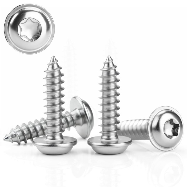 Pack of 60 Tapping Screws Stainless Steel M5 x 18