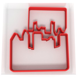 Skyline Set of 2 Value Cookie / Fondant Cutters Pair 5CM + 8CM