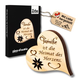 sagl.tirol Swiss pine heart mini family is the home