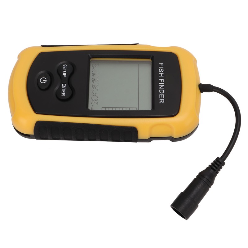 Wired Fish Finder ABS Portable Sonar Intelligent Underwater Fishfinder with