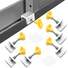 JEAL23 Pack of 6 Sliding Window Lock | Aluminium Sliding