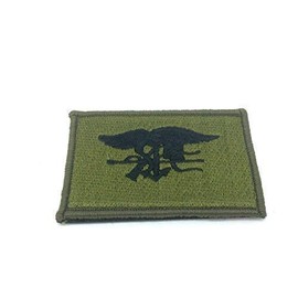 Patch Nation US Navy Seal Special Ops Eagle Green Embroidered Airsoft Velcro Patches