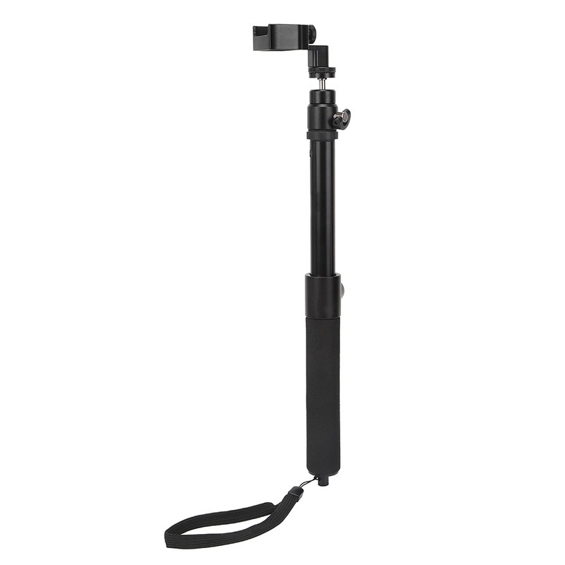 Handheld Selfie Stick Aluminium Alloy Adjustable Extension Rod with 1/4''