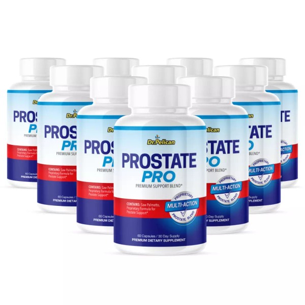 Pelican Vitamins Prostate Pro- Prostate Support- 10 Bottles-600 Capsules
