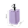 Gedy Bathroom Soap Dispenser, Resin, Purple (Lilac), 16.2 x 7