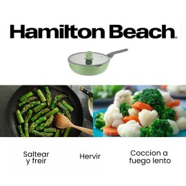 Hamilton Beach Sarten Profesional De Acero Aluminio Hamilton Beach 12¨