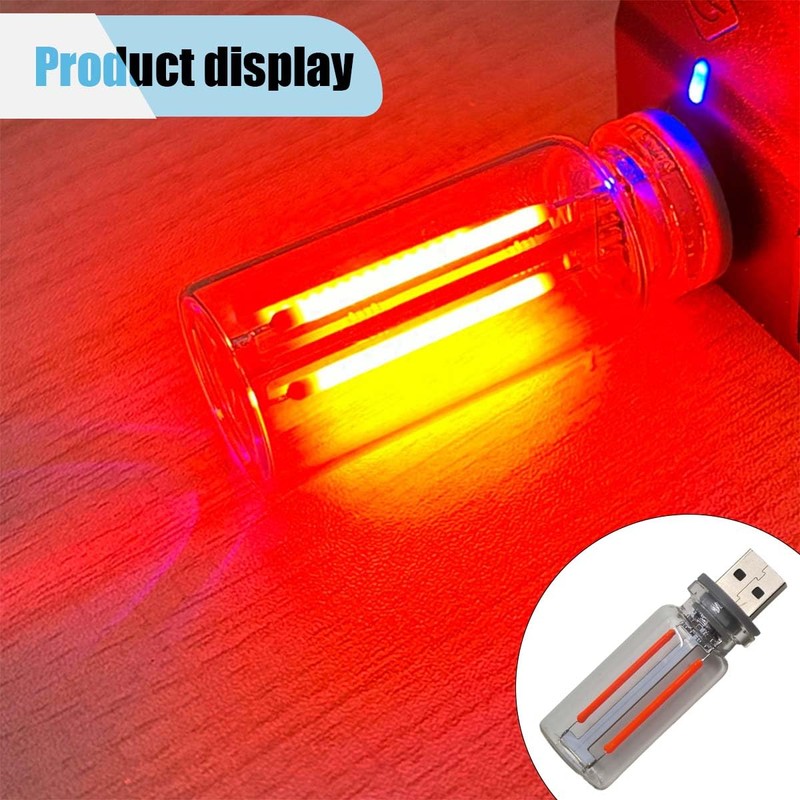 USB LED Atmosphere Light - Plug-in USB Ambient Retro Lamps,