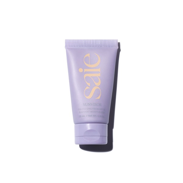 Saie Mini Sunvisor Broad Spectrum Face Sunscreen Moisturizer SPF 35
