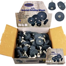 DYNAMIC 36 Piece Grinding Wheel Assortment Display | Designed for 1/4" Shanks | Versatile Grinding and Sharpening Toolset