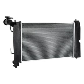 YoApoio Aluminum Core Radiator for 2003-2008 Toyota Corolla Matrix Pontiac Vibe Base CE GT LE 1.8L, 2004 2005 2006 2007 Full Performance Aluminium Radiators