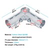 eoere 8 Sets 90 Degree Structural Pipe Connector 3 Way