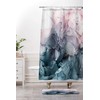 Society6 Elizabeth Karlson Blush and Paynes Gray Flowing Abstract Reflect