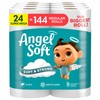 Angel Soft Toilet Paper, 24 Super Mega Rolls = 144
