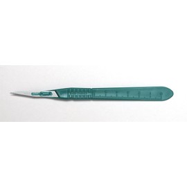 7805603 PT# 371611 Scalpel Surgical Bard-Parker SS #11 Std Handle Strl Disp 10/Bx Made by Becton-Dickinson