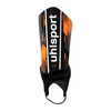 uhlsport Pro Lite Plus Unisex Youth Football Shin Guards, Black/Naranja