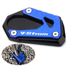 Velospeed For V-Strom 1000 1000XT DL1000 2014-2021 V-Strom 1050 1050XT DL1050 2019-2022 Kickstand Foot Side Stand Enlarge Extension Plate Pad vstrom 1000 1050 xt Accessories (blue)