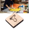 Leather Punching Die Shoe Shaped Alloy Steel Blade Birch Base