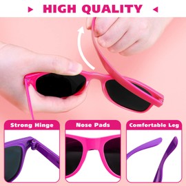 36 Pack 12 Color Neon Sunglasses Party Favors,80’s Retro Style Perfect Colorful Novelty Sun glasses Set for Birthday Party Supplies,Beach,Party Toys,Goody Bag Favors for Boys Girls Teens Adults