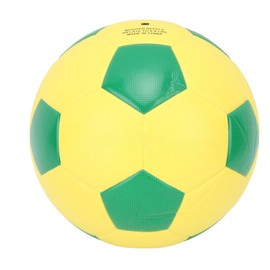 Size 5 Soccer Ball PU Waterproof Elastic Soccer Ball for Practice Game Kids Adults Yellow Green